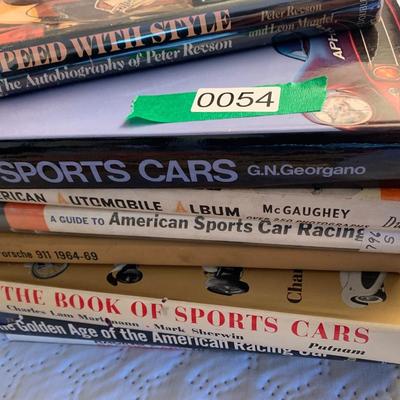 Vintage Hardback Auto Racing Books Lot