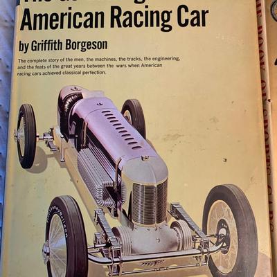 Vintage Hardback Auto Racing Books Lot