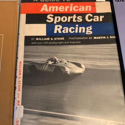 Vintage Hardback Auto Racing Books Lot