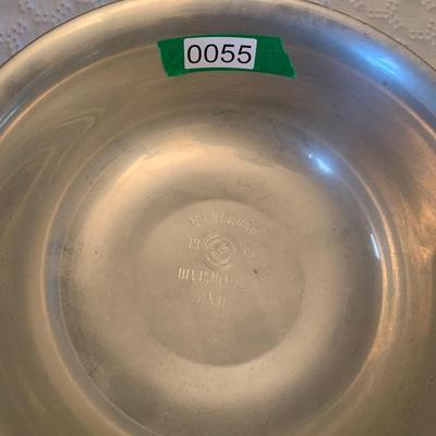 1962 Revere Colonial Pewter Bowl Marlboro Trophy