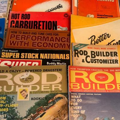 Vintage Lot - Hod Rod Car Racing Magazines