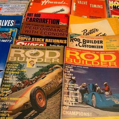 Vintage Lot - Hod Rod Car Racing Magazines