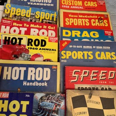 Vintage Lot - Hod Rod Car Racing Magazines