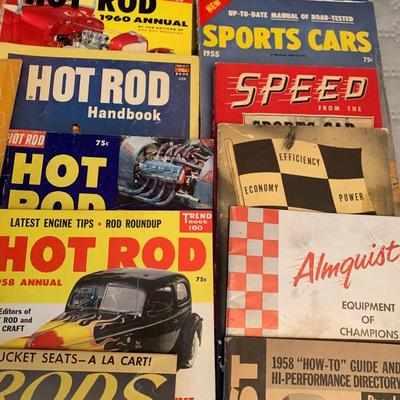 Vintage Lot - Hod Rod Car Racing Magazines