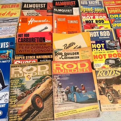 Vintage Lot - Hod Rod Car Racing Magazines