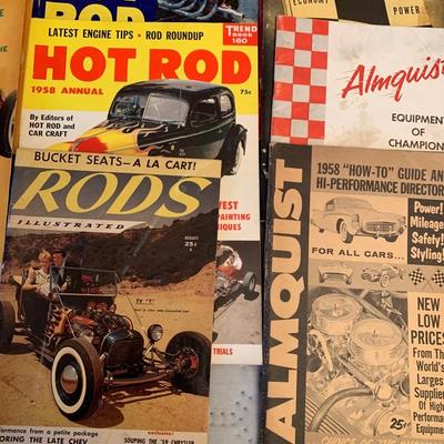 Vintage Lot - Hod Rod Car Racing Magazines