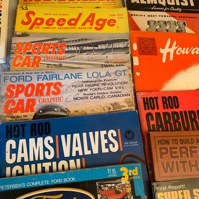Vintage Lot - Hod Rod Car Racing Magazines