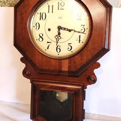 Lot #141 Sligh Brand Schoolhouse Style Wall Clock