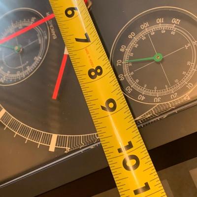 TWO Wall Clocks / Thermometer / Barometer Combos Citizen & Sunbeam