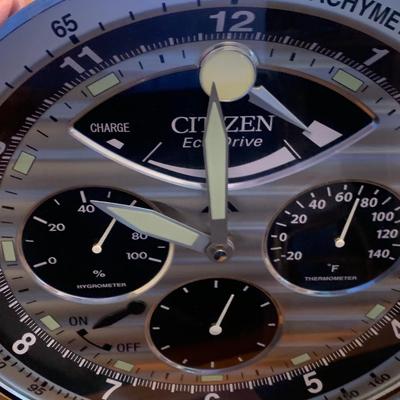 TWO Wall Clocks / Thermometer / Barometer Combos Citizen & Sunbeam