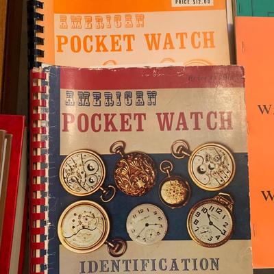 Pocket Watch Horology Vintage Books Lot