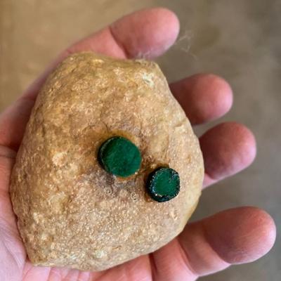 TWO Geode w/ Miners Shadowbox Scenes