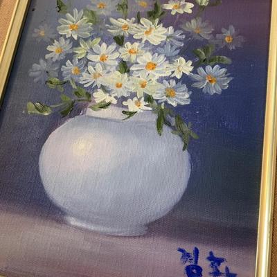 Oil On Canvas - Signed / Gold Gilt Framed