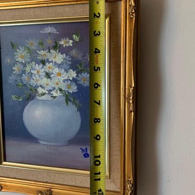 Oil On Canvas - Signed / Gold Gilt Framed