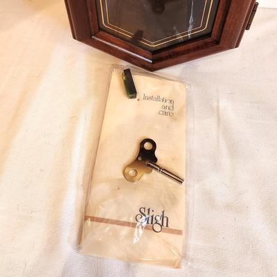 Lot #149 Sligh Wall Clock - Cherry Finish