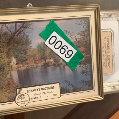 TWO 1950s Local Advertising Thermometers