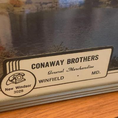 TWO 1950s Local Advertising Thermometers