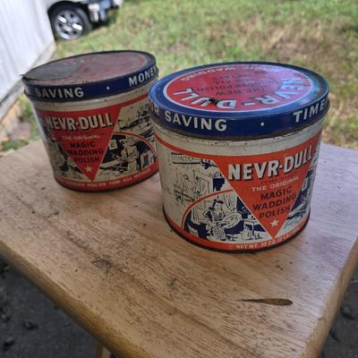 Vintage never dull cans