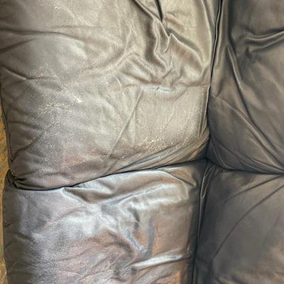 Navy loveseat