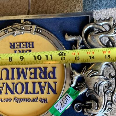 National Premium Beer Vintage Bar Light Sign