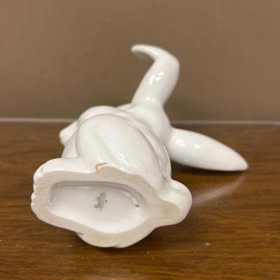 Ceramic White Smiling Bunny