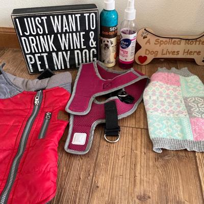 Small dog coats and decor