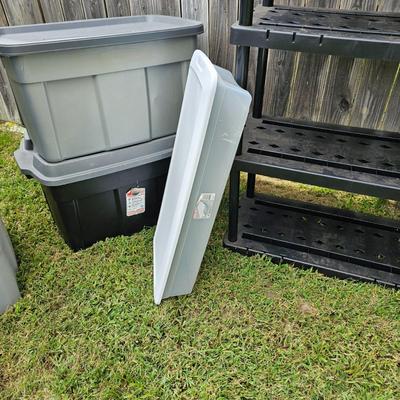 Plastic Storage Containers, Shelf Unit & More (SB-JS)