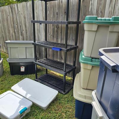 Plastic Storage Containers, Shelf Unit & More (SB-JS)