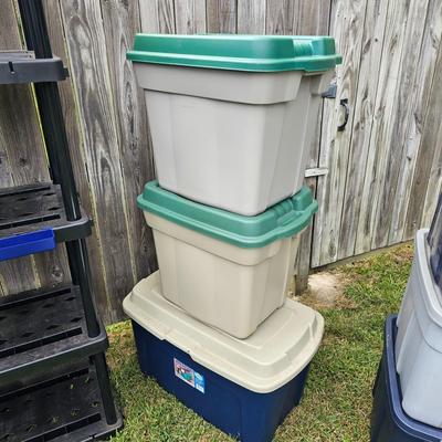 Plastic Storage Containers, Shelf Unit & More (SB-JS)