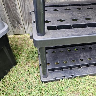 Plastic Storage Containers, Shelf Unit & More (SB-JS)