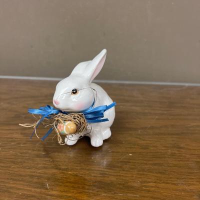 Ceramic White Bunny