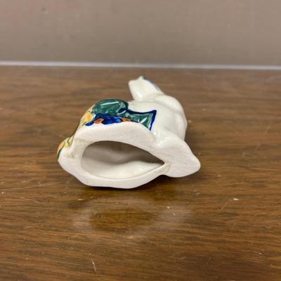 Nice Ceramic Flower Bunny