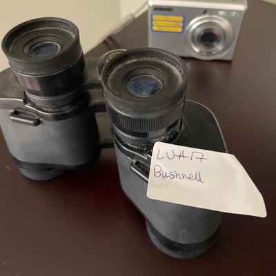 Binoculars and camera