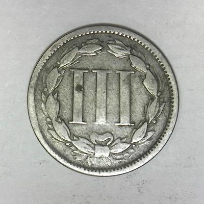1866 3 Cent Nickel