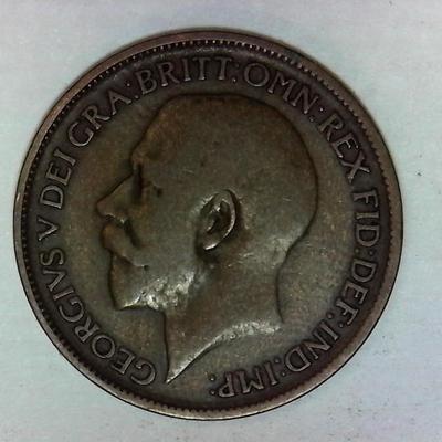 1919 Great Britain 1/2 Penny