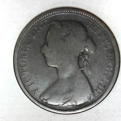 1891 Great Britain 1/2 Penny
