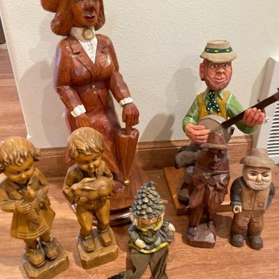 Wood and wood like figures