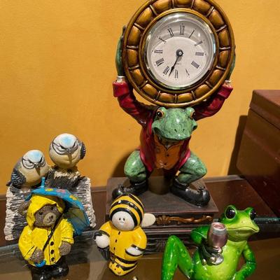 Frog & critter decor