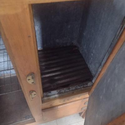 Antique Oak Cabinet Ice Box