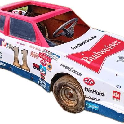 LOT 5: Vintage 1980s Darrell Waltrip #11 Nascar Go Kart with Tecumseh Engine