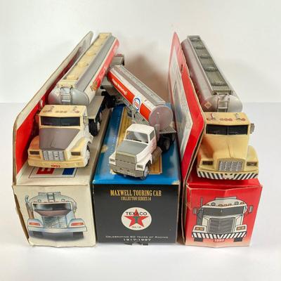 LOT 50: Collection of Collectible Toy Trucks - Esso, Exxon, Mobil and Texaco