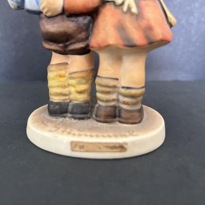 LOT 89: Hummel Figurines: Bird Watching, Goose Girl and Good-bye