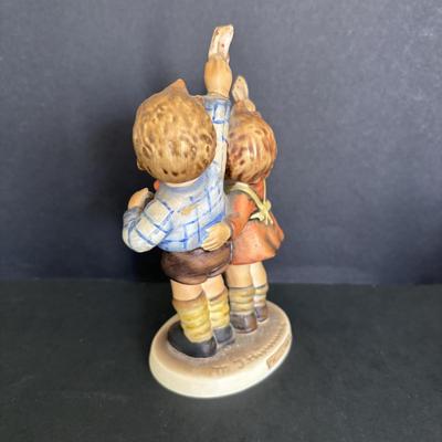 LOT 89: Hummel Figurines: Bird Watching, Goose Girl and Good-bye