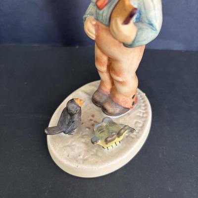 LOT 89: Hummel Figurines: Bird Watching, Goose Girl and Good-bye