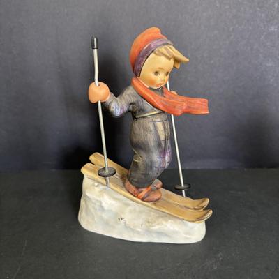 LOT 90: Hummel Figurines: Crowning Touch 1999 and Skier