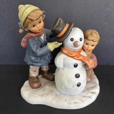 LOT 90: Hummel Figurines: Crowning Touch 1999 and Skier