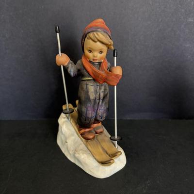 LOT 90: Hummel Figurines: Crowning Touch 1999 and Skier