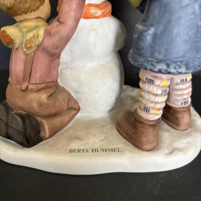 LOT 90: Hummel Figurines: Crowning Touch 1999 and Skier