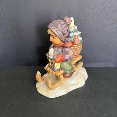 LOT 91: Hummel Figurines: Hear Ye Hear Ye, Let's Sing & Ride into Christmas