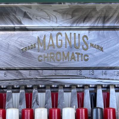 LOT 95: Vintage Toys: Chromatic Magnus Accordion, Animals Cards, Disneyland Tabletop Pinball Game